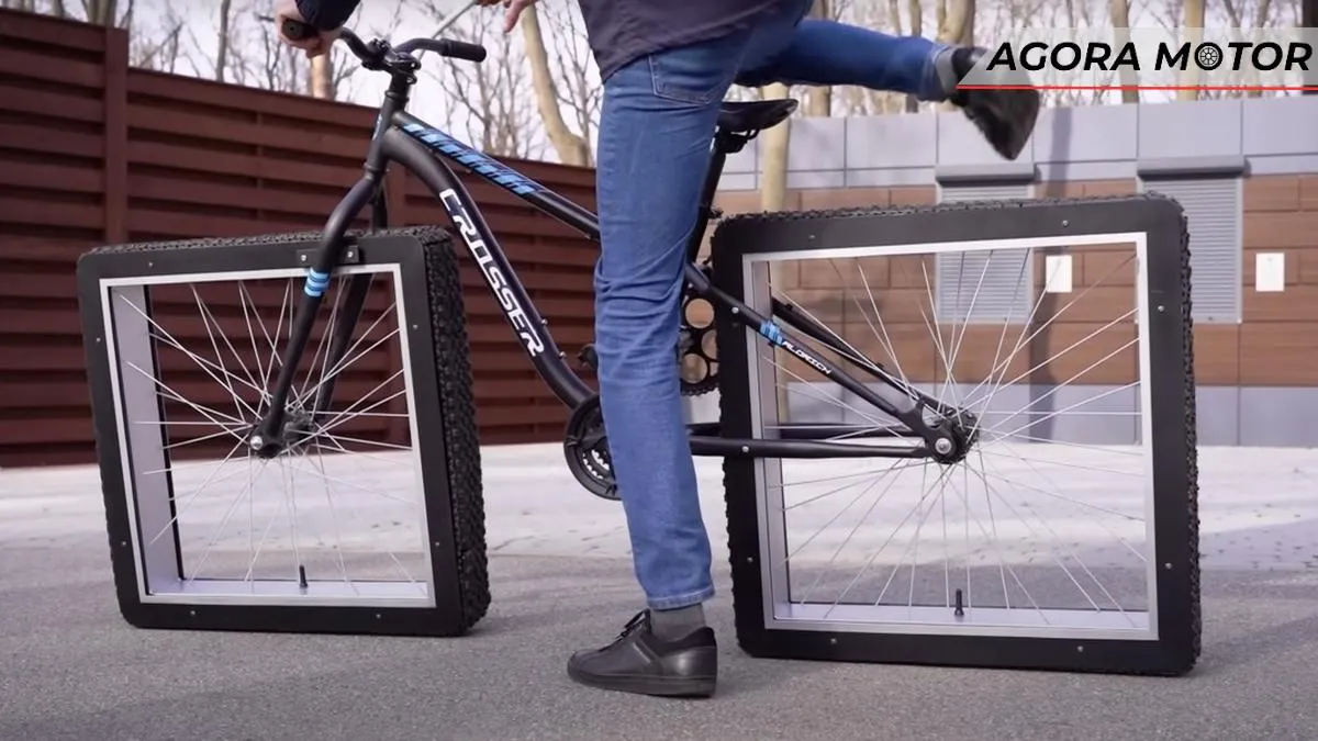 Bicicleta de roda quadrada que funciona? Veja essa invenção criada pelo inventor do YouTube
