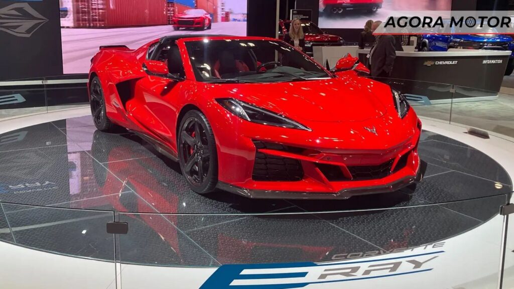 Foto de um Corvette E-Ray