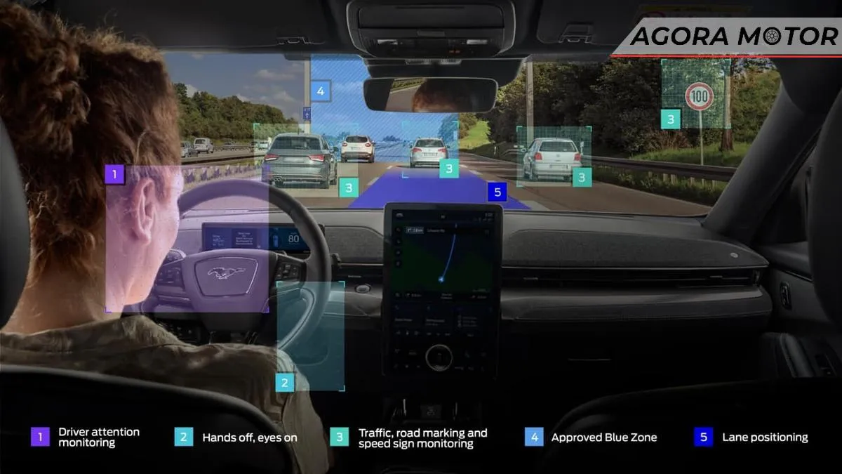 Ford Mustang Mach-E recebe direção autônoma BlueCruise nível 2