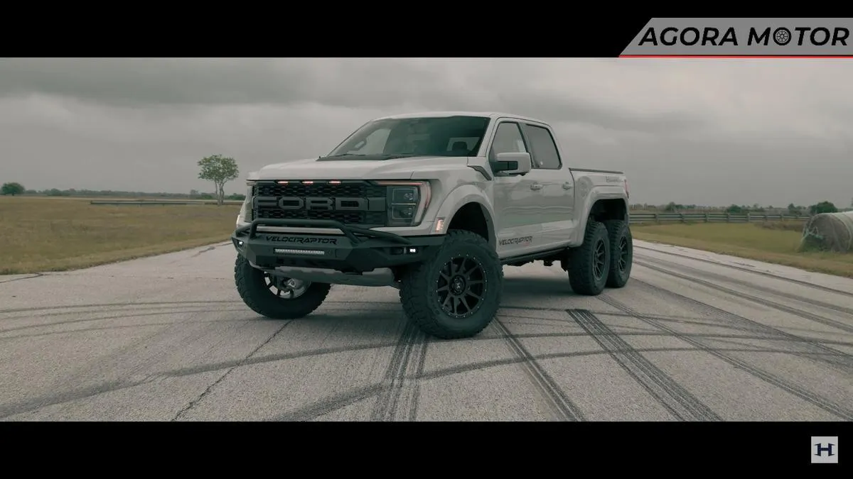 Hennessey Velociraptor 6x6 é a maior e pior Ford F-150 Raptor Hennessey Velociraptor 6x6 é a maior e pior Ford F-150 Raptor
