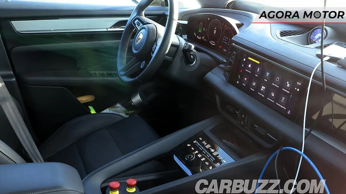 Interior do Porsche Macan Elétrico é flagrado: número de telas impressiona