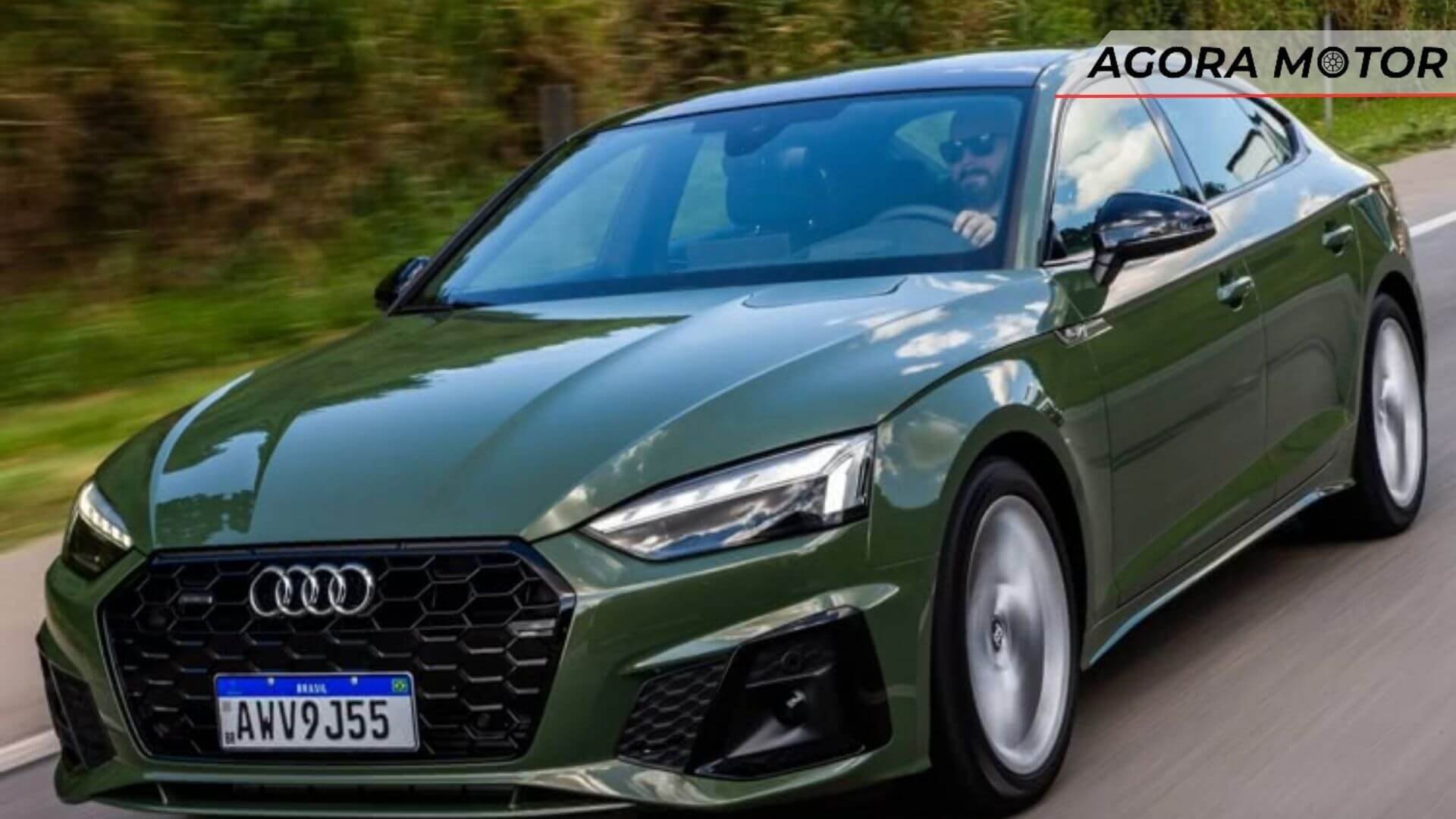 Foto de um Audi A5 2023