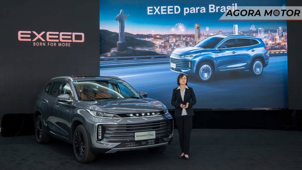 Foto de um dos lançamentos da Caoa Chery 2023 Exeed