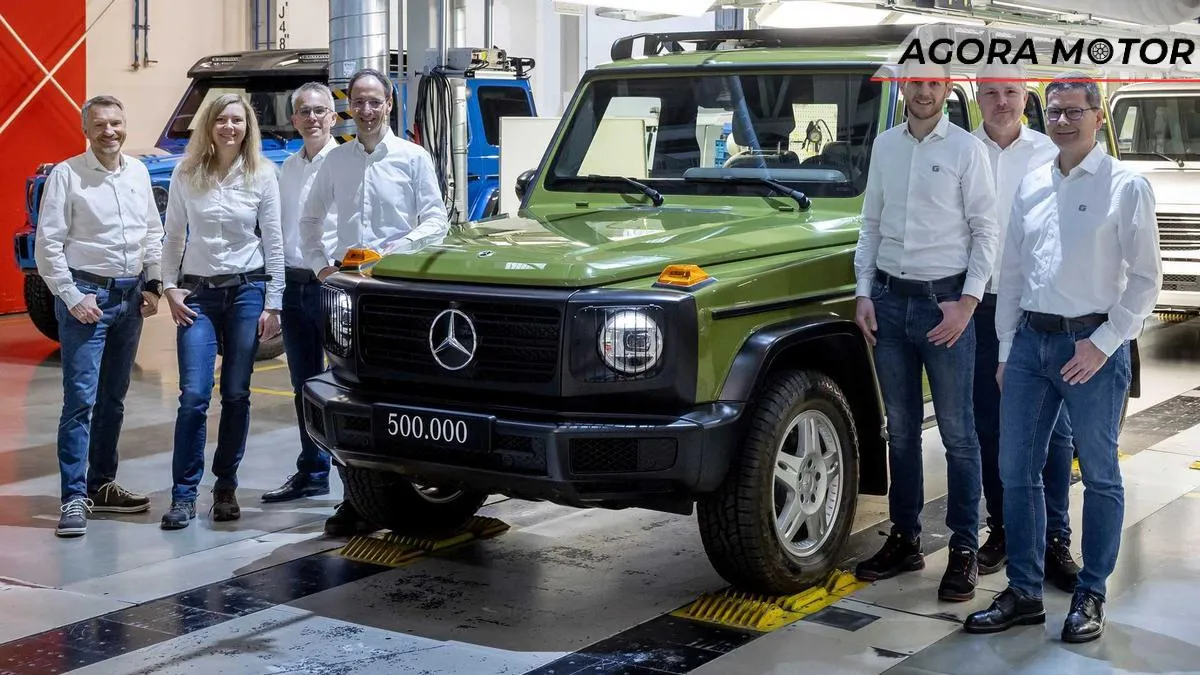 Mercedes-Benz Classe G celebra 500.000 unidades com aparência retrô  Mercedes-Benz Classe G celebra 500.000 unidades com aparência retrô