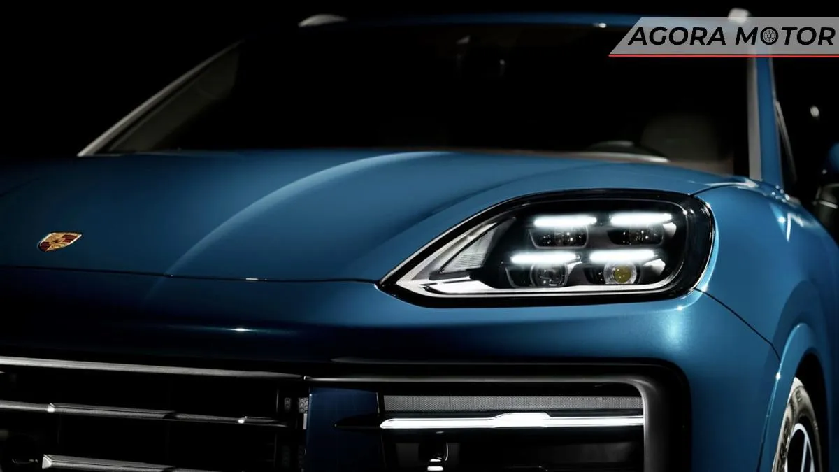 Novo Porsche Cayenne 2024 tem farol tecnológico revelado em teaser Novo Porsche Cayenne 2024 tem farol tecnológico revelado em teaser