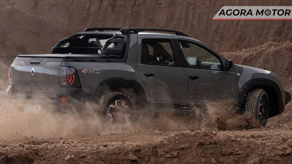 Oroch 1.3 turbo 4x4 é fabricada no Brasil, mas não é vendida aqui Oroch 1.3 turbo 4x4 é fabricada no Brasil, mas não é vendida aqui