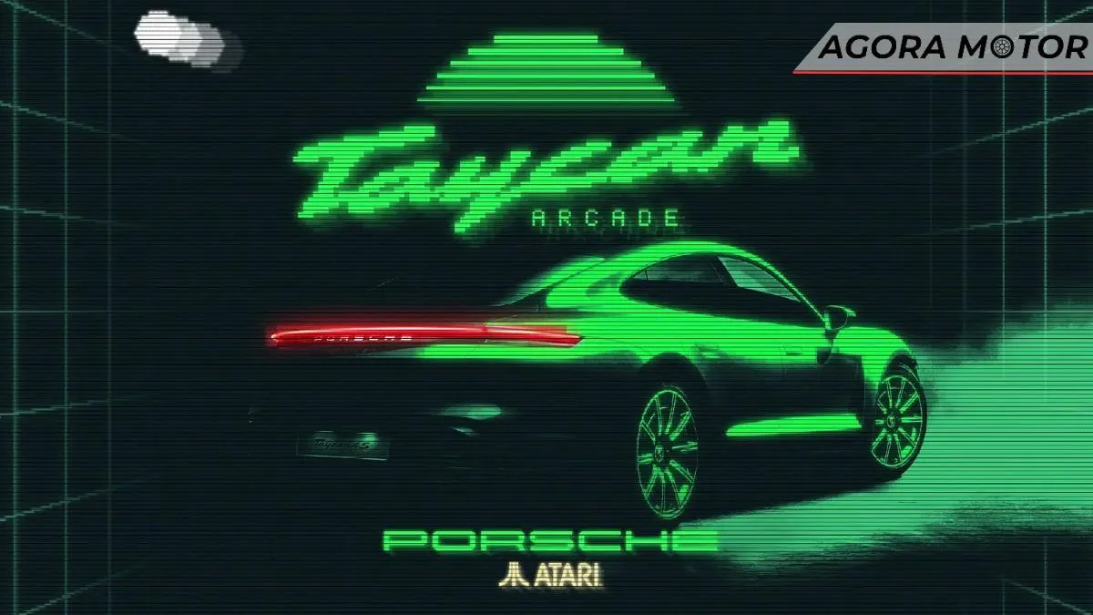 Porsche e Atari recriam game estrelado pelo Taycan