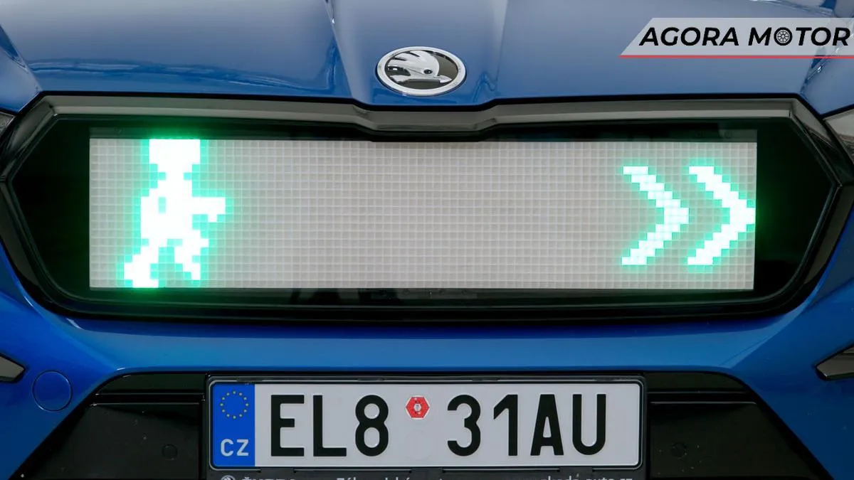 Novo Skoda Grille tem frente curiosa, que dá aos pedestres luz verde para cruzar a estrada