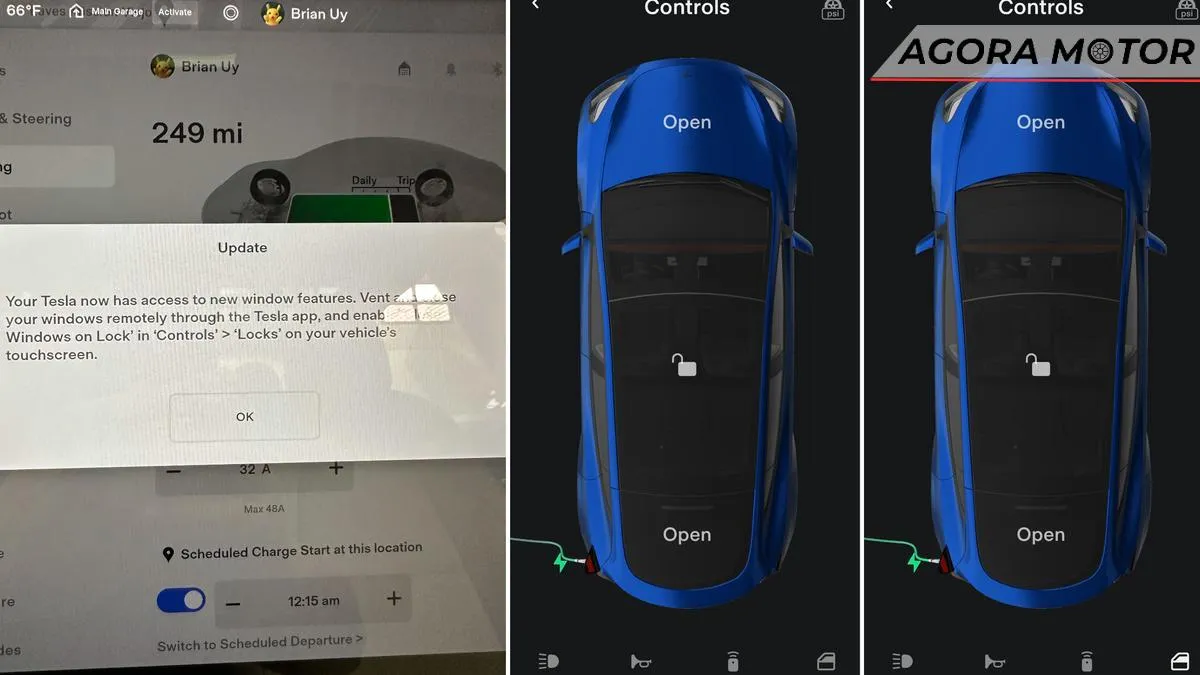 Tesla reabilita as funções de janela remota para seus carros, após recall gigante