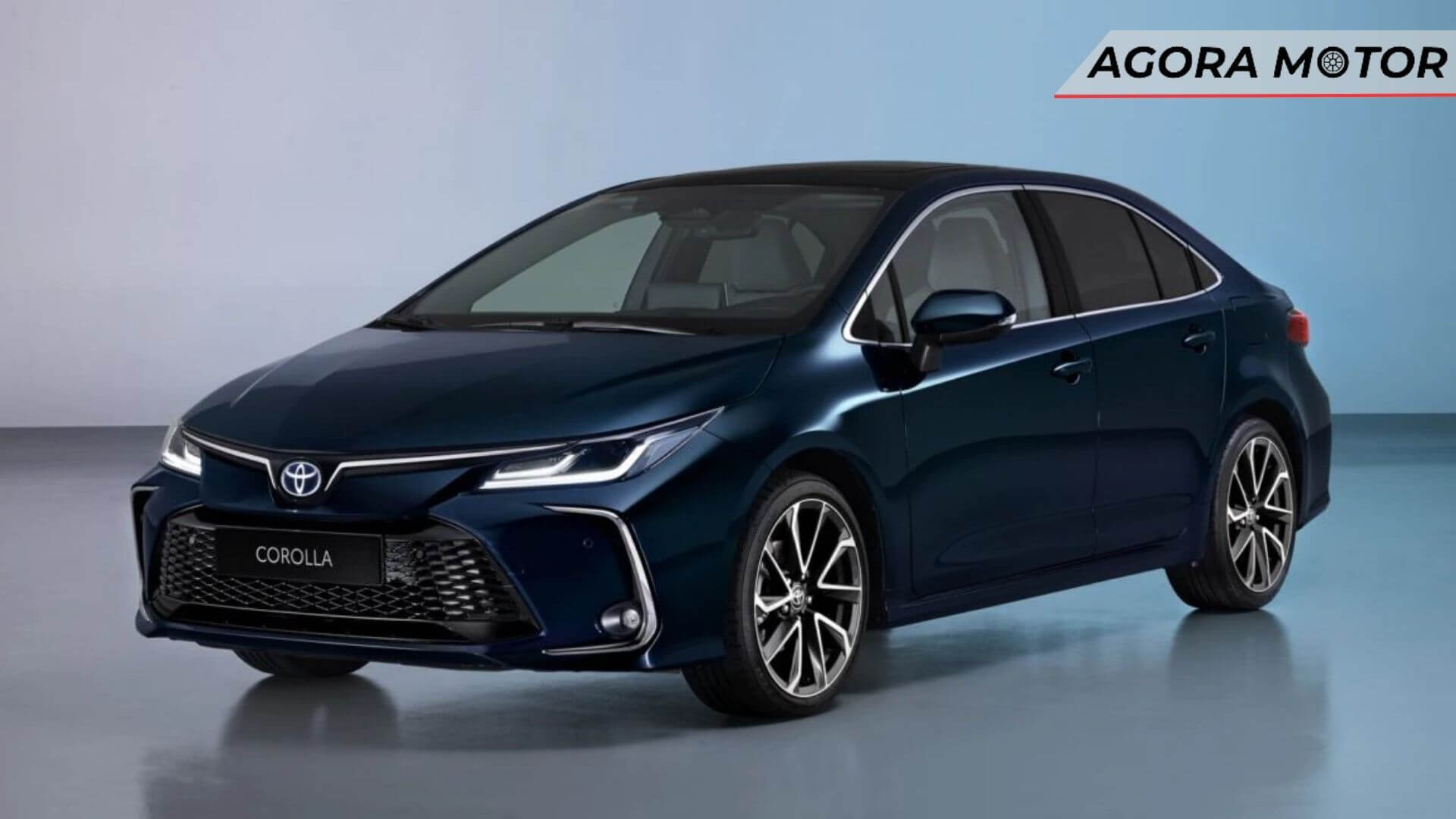 Foto de um Toyota Corolla 2024 frente