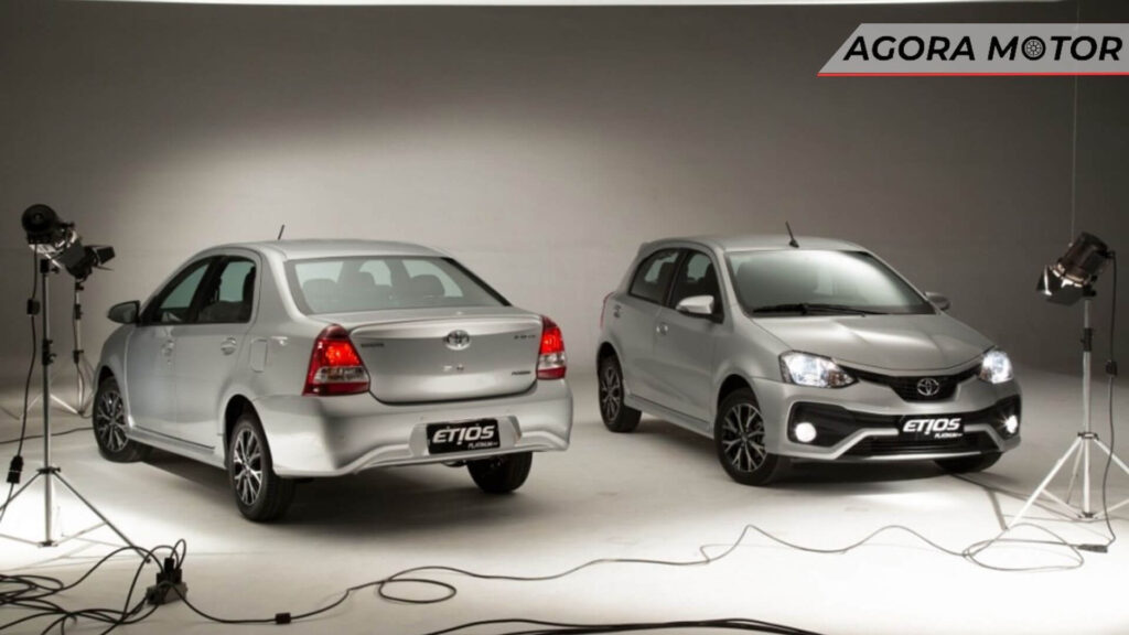 Foto de um Toyota Etios em 2024