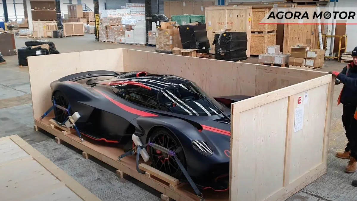 Veja como é transportado um Aston Martin Valkyrie de US$ 3,5 milhões