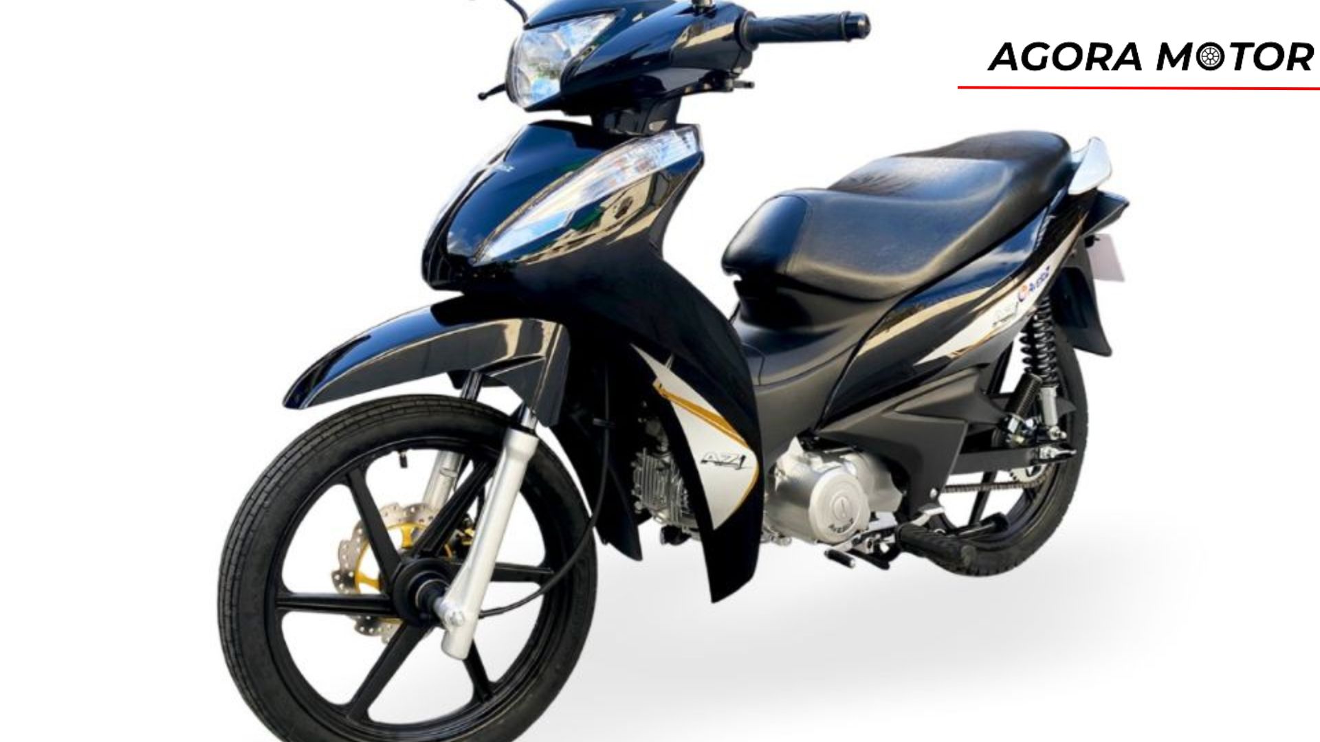 Frente da Avelloz AZ1 2024 na cor preta.