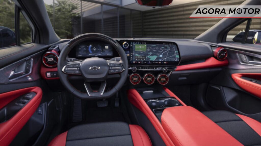 Painel do Blazer EV.
