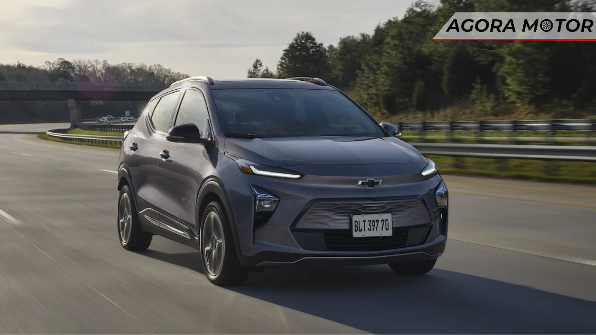 Frente do Chevrolet Bolt 2024.