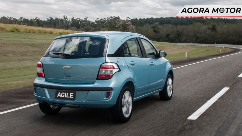 Traseira do Agile.