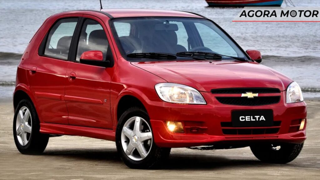 Chevrolet Celta em 2024.