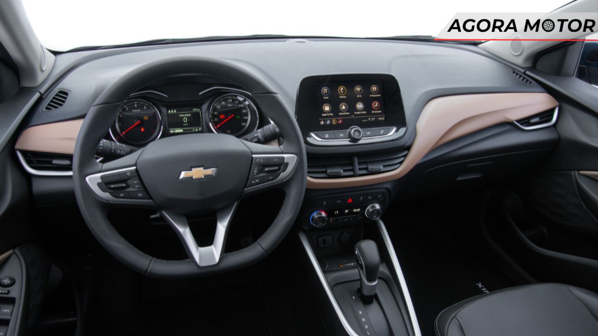 Painel do Onix Plus.