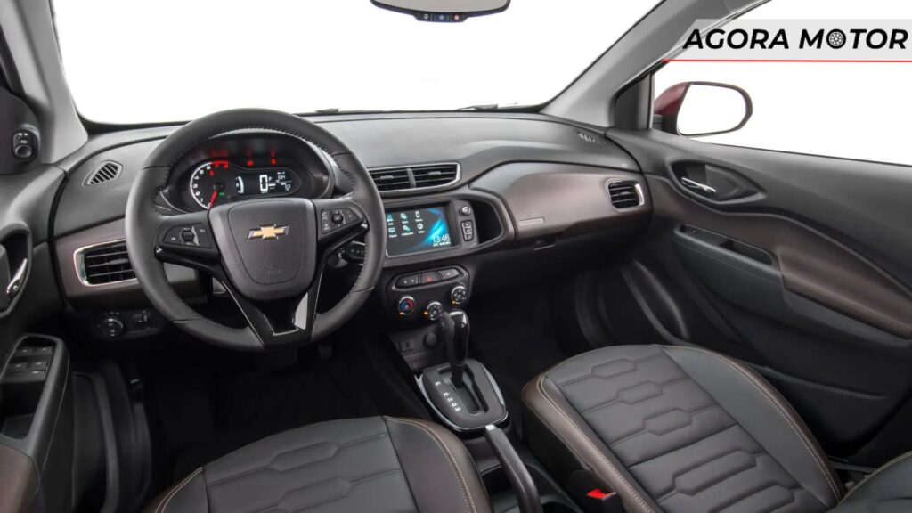 Interior do Chevrolet Prisma;