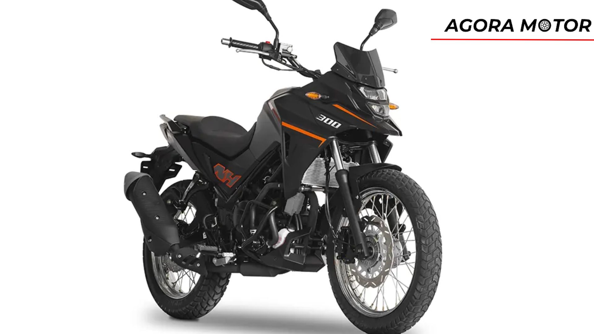 Frente da Dafra NH 300 2024.