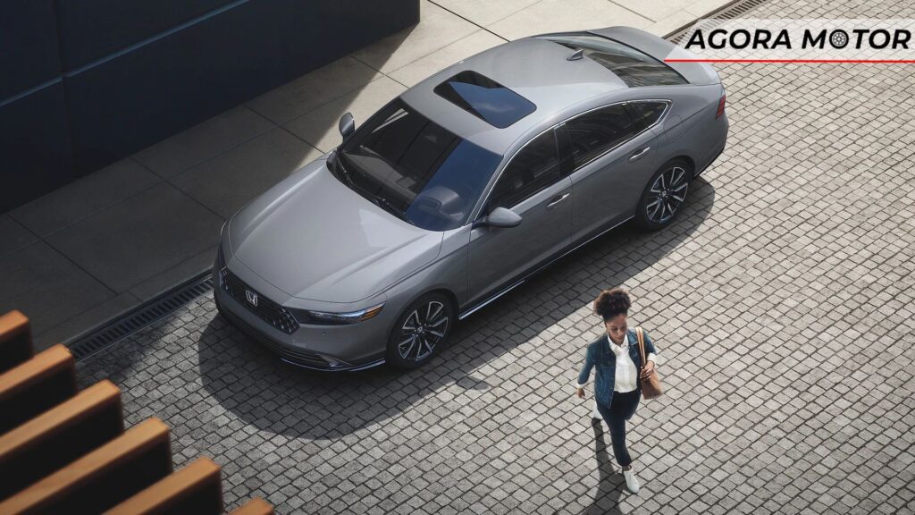 Vista de cima do Honda Accord.