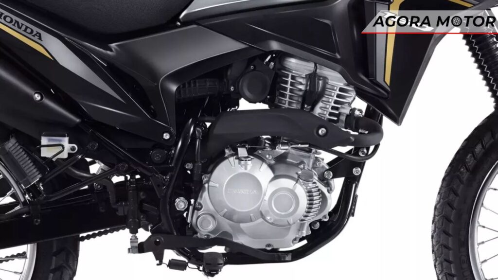 Motor da moto.