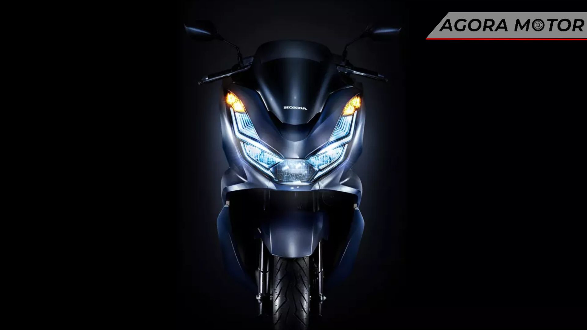 Frente da Honda PCX 160 2024.