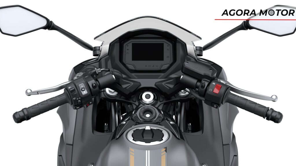 Painel da Ninja 650 2024.