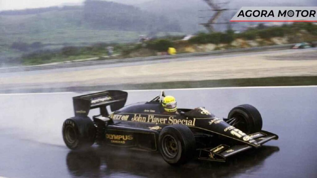 ayrton senna lotus f1 1985 Lotus preta John Player Special