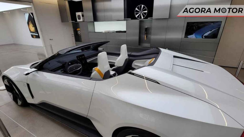 Quais são as características únicas do Polestar 6 Roadster?