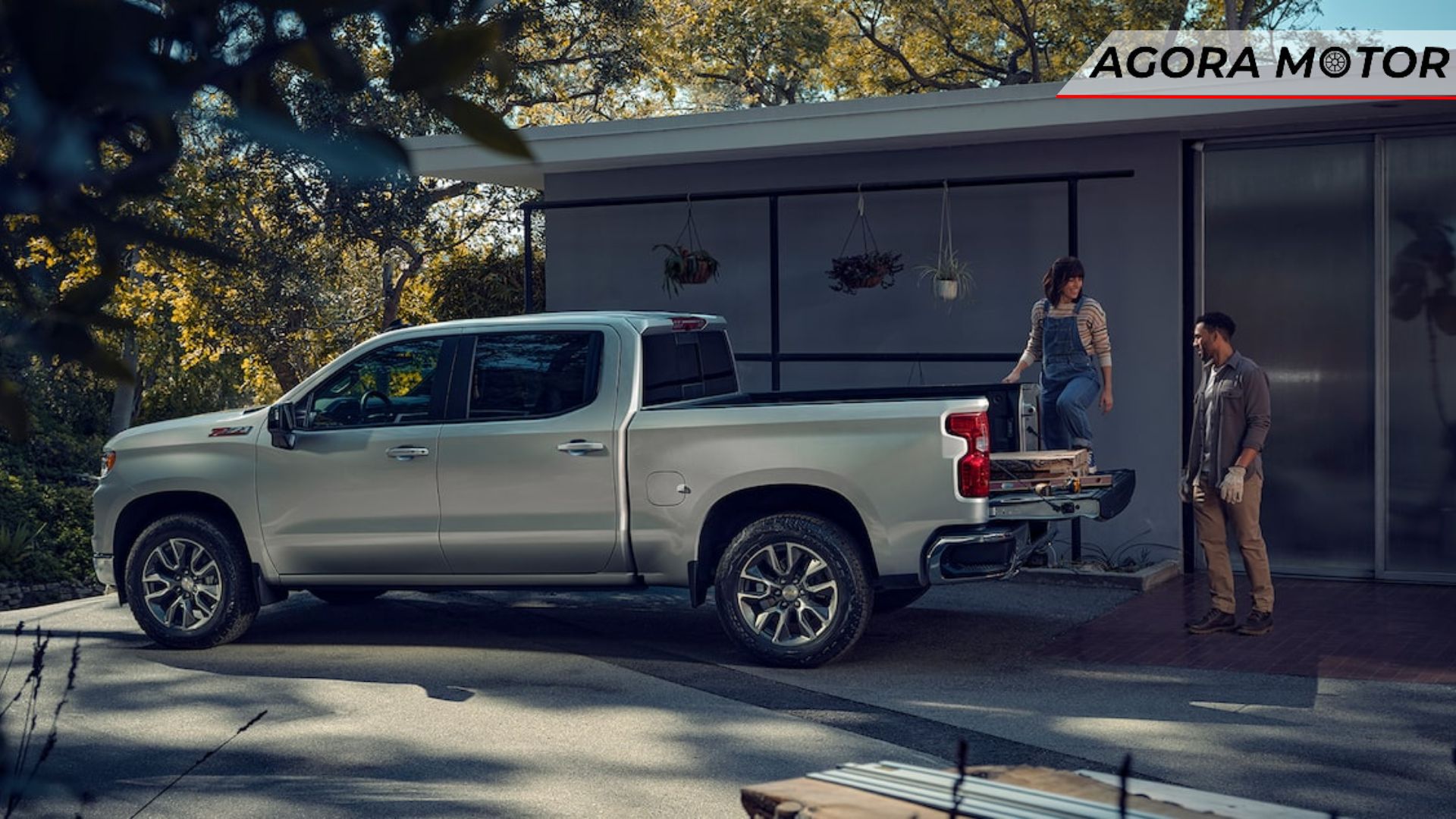 Lateral da Silverado 2024.