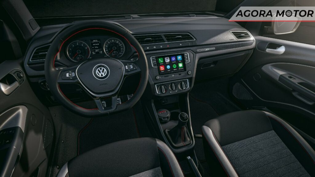 Interior do VW Gol LE.