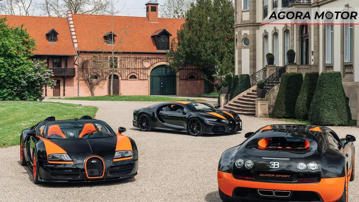Bilionário leva sua coleção de carros especiais da Bugatti de volta ao seu local de nascimento Bilionário leva sua coleção de carros especiais da Bugatti de volta ao seu local de nascimento