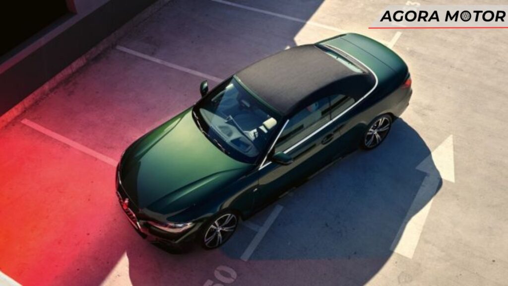 Foto área do BMW Série 4 Cabrio 2024