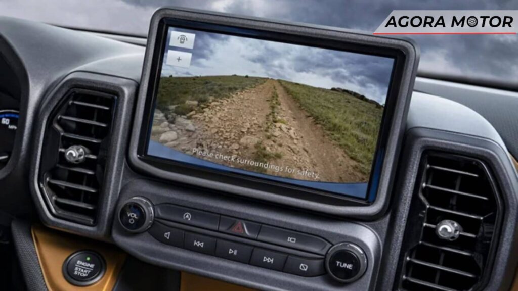 Foto do display do Ford Bronco 2024