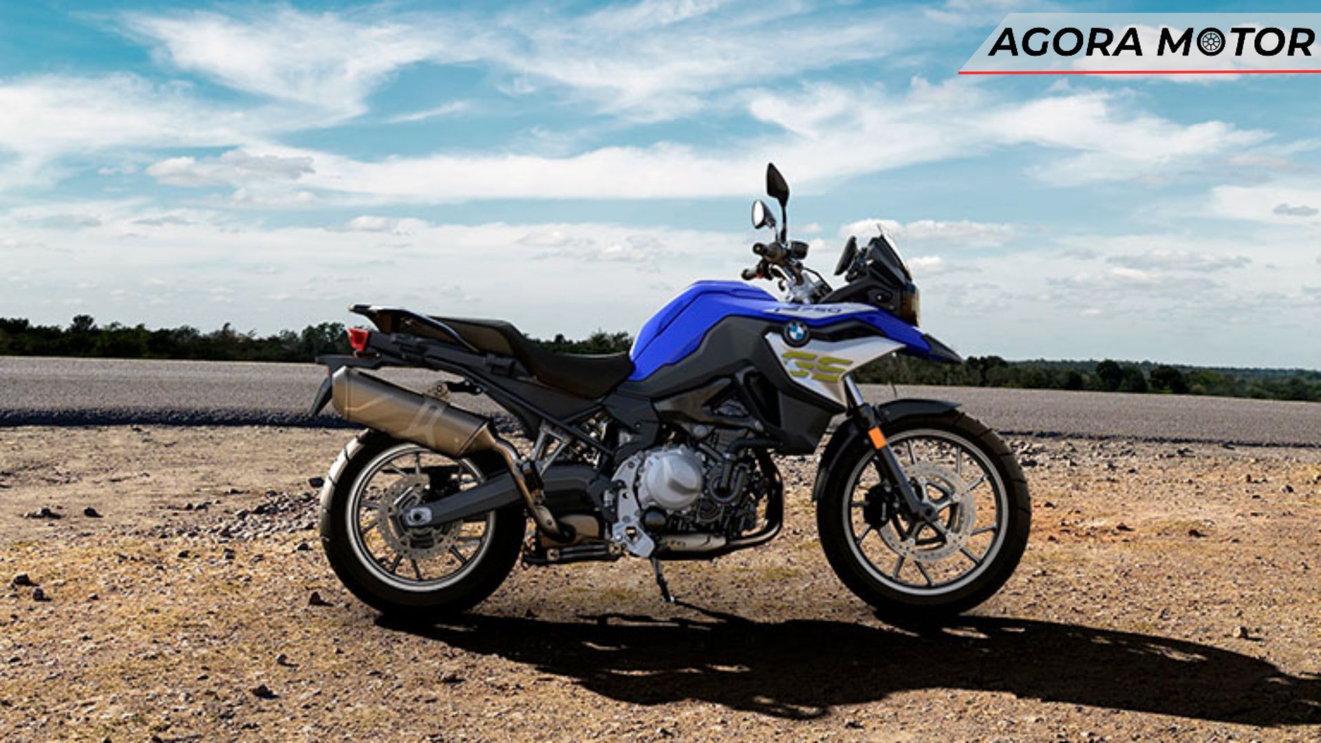 Foto panorâmica de uma F 750 GS 2024