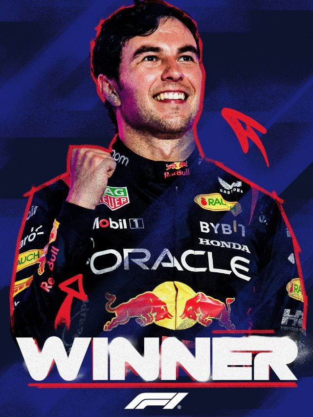 Foto do piloto Sergio Pérez