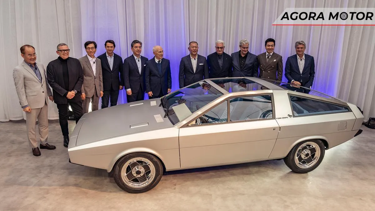 Hyundai recriou o icônico Pony Coupe Concept dos anos 70