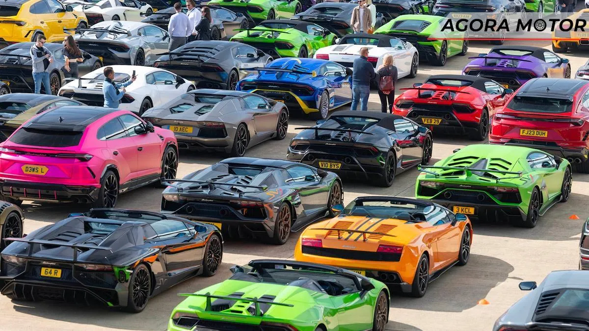 Lamborghini Day quebra recorde em Silverstone com mais de 380 carros Lamborghini Day quebra recorde em Silverstone com mais de 380 carros