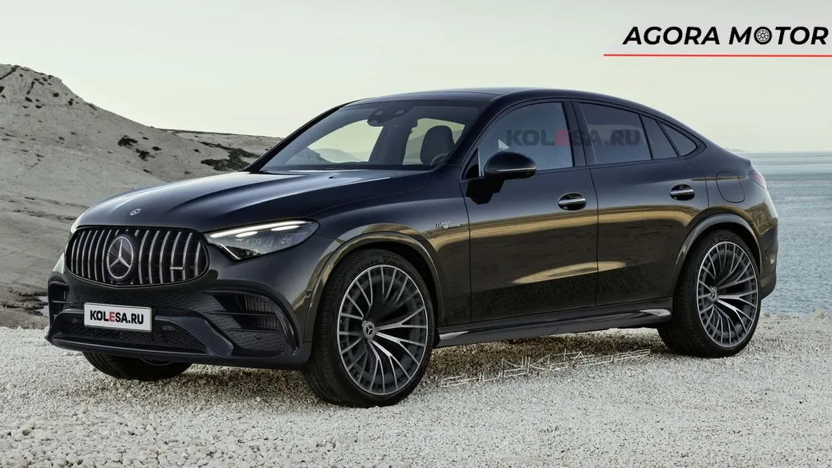 Mercedes-AMG GLC 63 Coupe 2024 é renderizado após flagras recentes