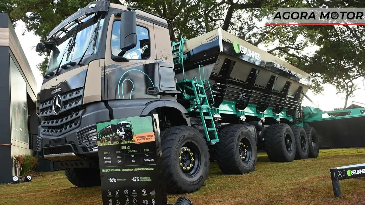 Novo caminhão autonomo é apresentado em feira pela Mercedes-Benz