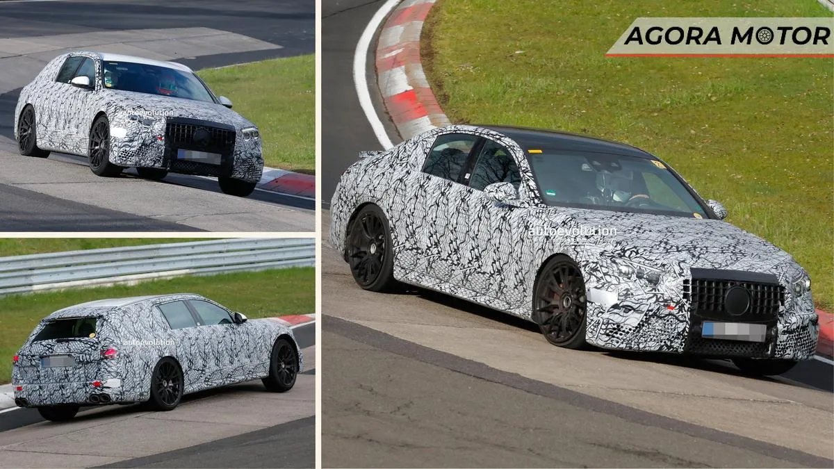 Novo Mercedes-AMG 53 é espionado em versão sedan e perua Novo Mercedes-AMG 53 é espionado em versão sedan e perua