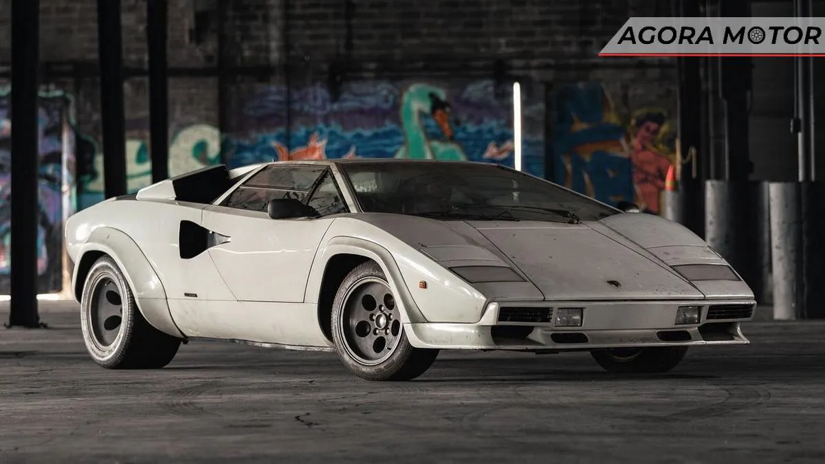 O primeiro Lamborghini Countach LP500S, de propriedade de estrela do rock, está à venda