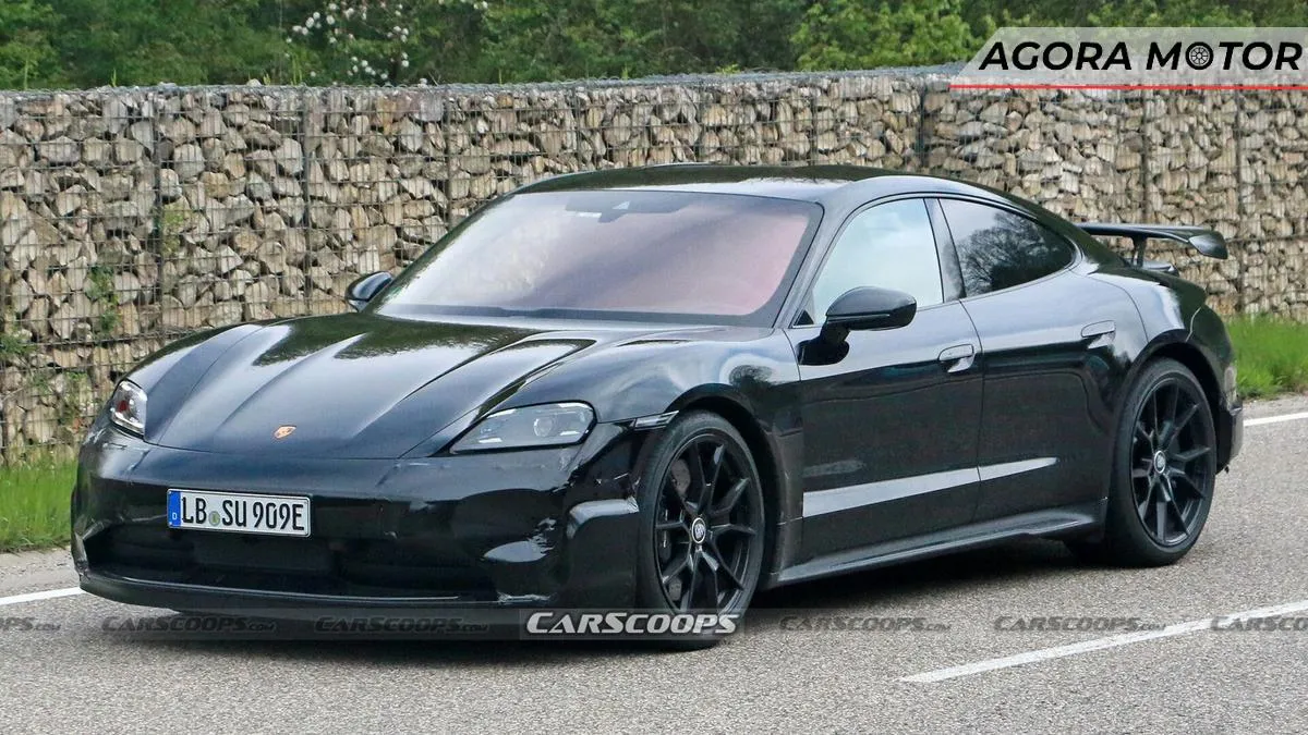 Porsche Taycan Turbo GT é flagrado: elétrico deve ter 3 motores e 1.000 cv