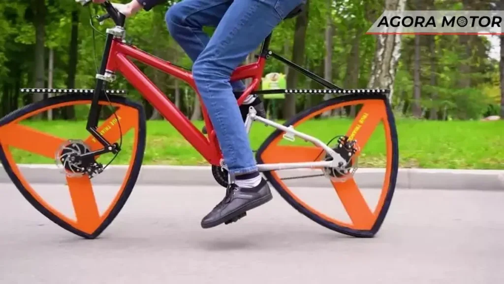 Rodas triangulares não são a parte mais impressionante desta bicicleta