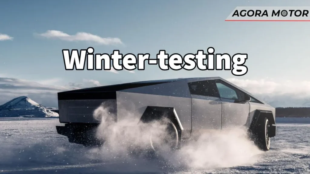Tesla Cybertruck faz testes de inverno em fase final de desenvolvimento