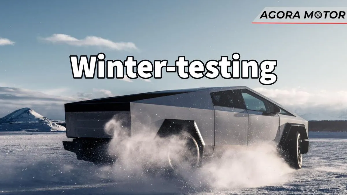 Tesla Cybertruck faz testes de inverno em fase final de desenvolvimento
