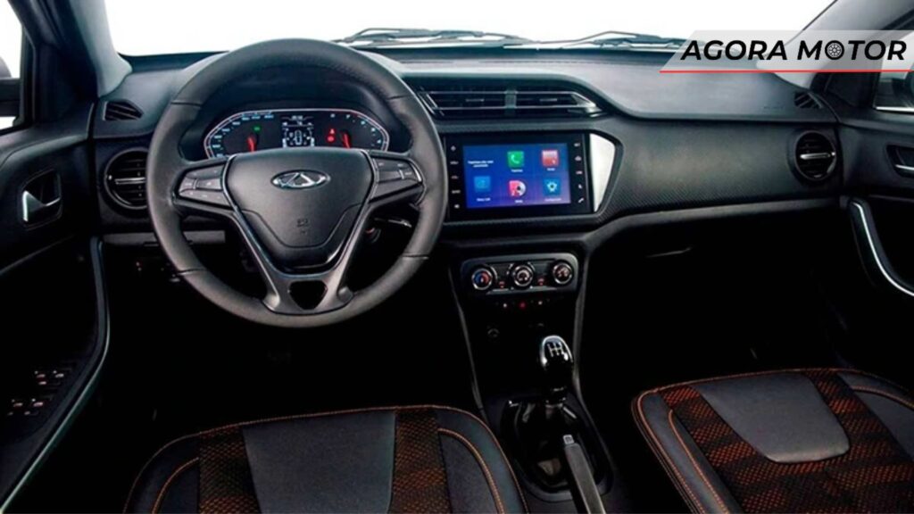 Parte interior do Tiggo 2