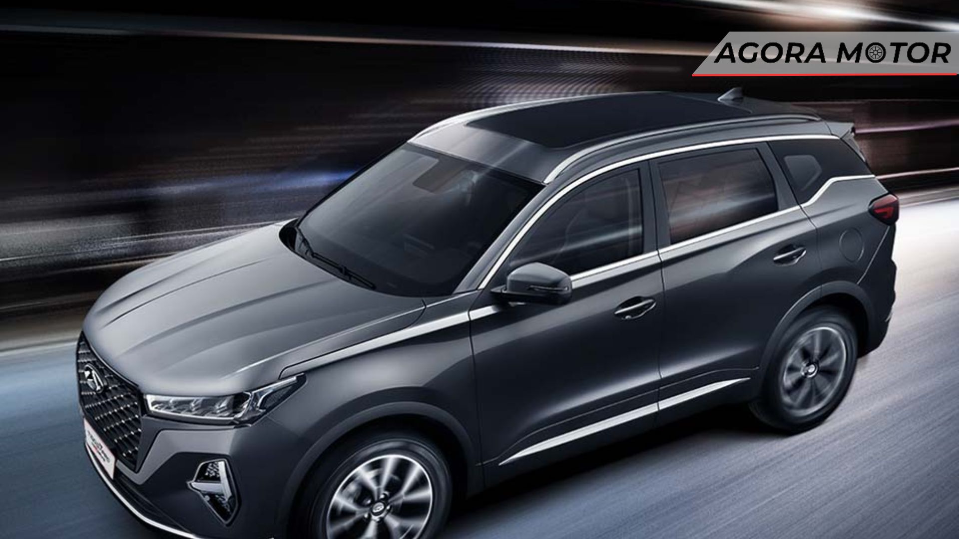 Tiggo 7 2024 em movimento.