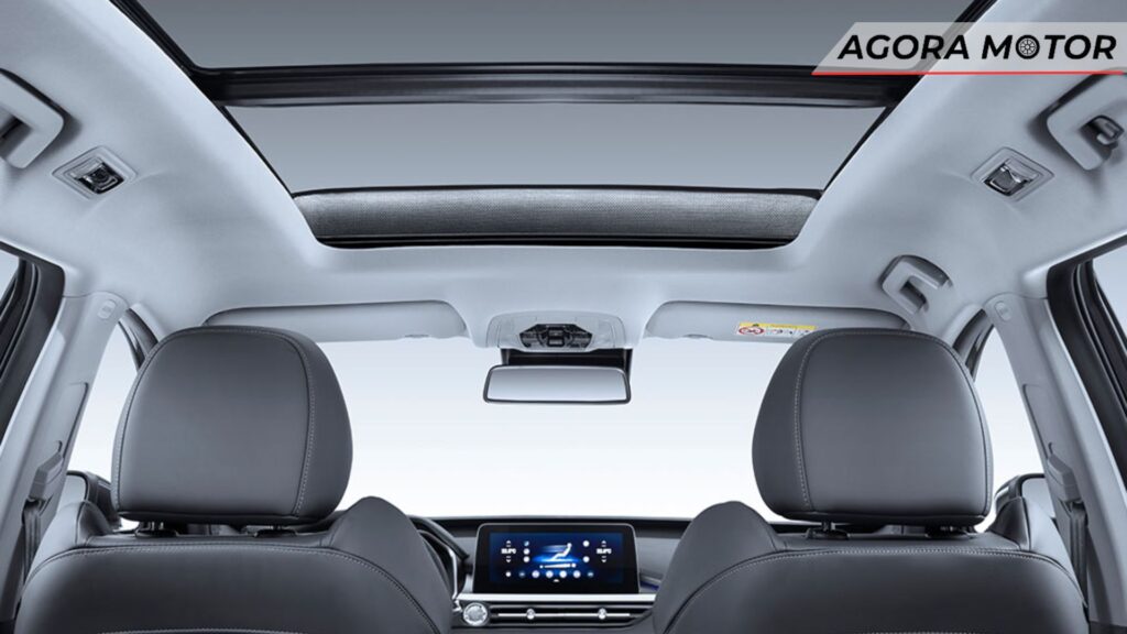 Bancos da frente com display de 15" do Tiggo 7 2024